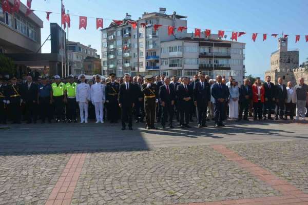 Sinop'ta 30 Ağustos Zafer Bayramı kutlandı
