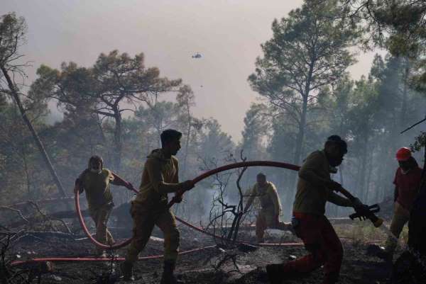 Muğla'da başlayıp Antalya'ya sıçrayan orman yangını kontrol altına alındı