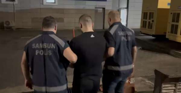 Samsun'da 9 yıl 5 ay hapis cezası bulunan hükümlü yakalandı