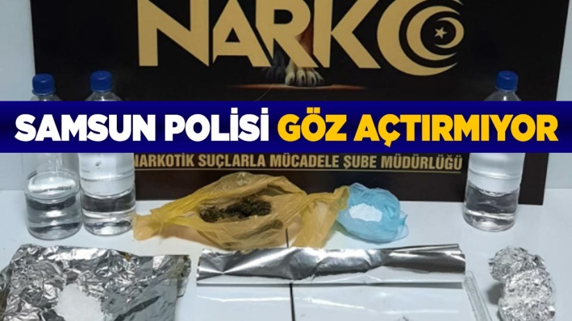 Samsun polisi göz açtırmıyor