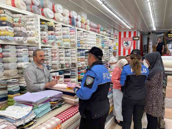 Samsun polisinden İlkadım ve Tekkeköy'de farkındalık eğitimi