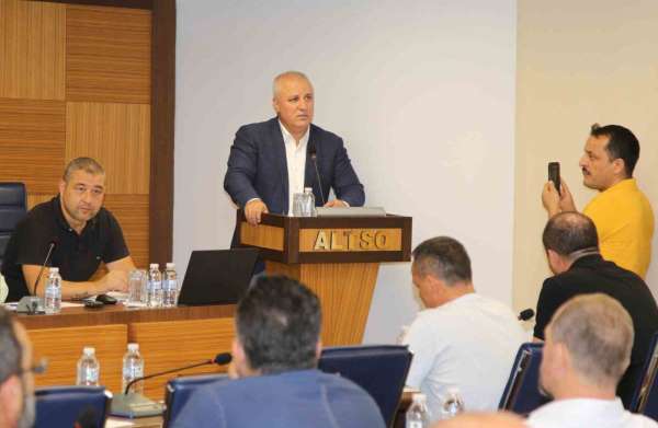 ALTSO Başkanı Eray Erdem: 'İş dünyamızın alın teri ekspertiz raporlarıyla yok sayılıyor'