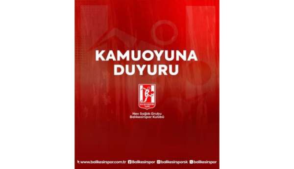 Balıkesirspor'da olağanüstü genel kurul tarihi belli oldu