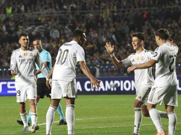 Real Madrid, Almatı'da 5 golle kazandı
