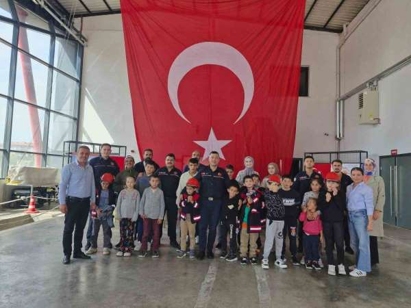Samsun'da özel öğrencilere itfaiye eğitimi