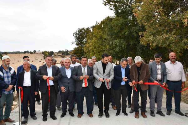 Vezirköprü'de yol açılışı