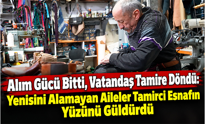 Okul sezonu ve yağmurlar tamircilerin yüzünü güldürdü