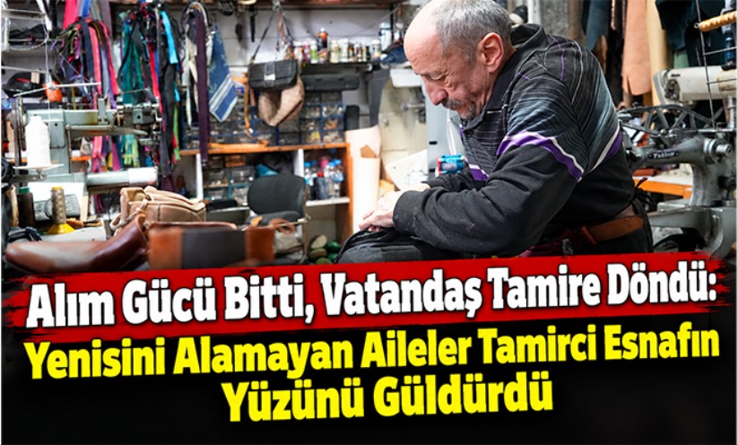 Okul sezonu ve yağmurlar tamircilerin yüzünü güldürdü