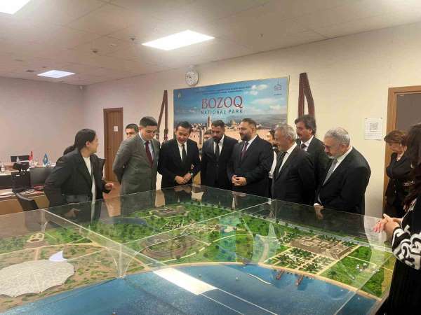Sorgun Belediye Başkanı Ekinci, Kazakistan'da Bozok Ören Yeri'ni ziyaret etti