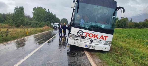 Tokat'ta otobüs kazası: 1'i ağır 2 yaralı