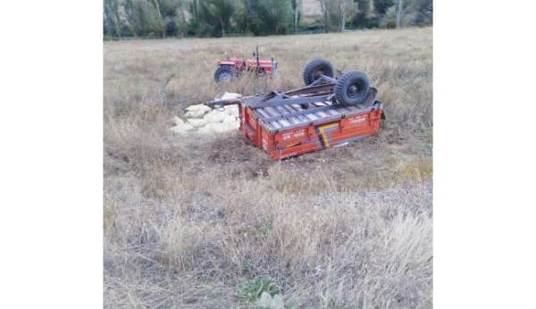 Tomarza'da traktör kazası: 1 ölü