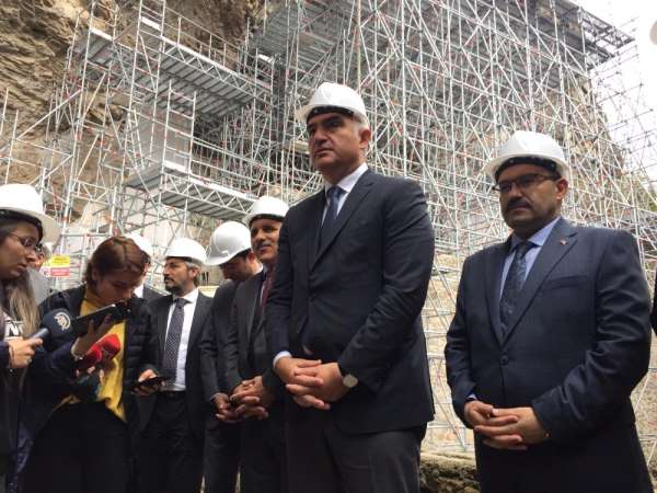 Kültür ve Turizm Bakanı Ersoy: 'Sümela Manastırı'nın 2. etabını da önümüzdeki 20
