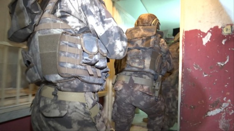 Samsun'da düzenlenen operasyon polis kamerasında
