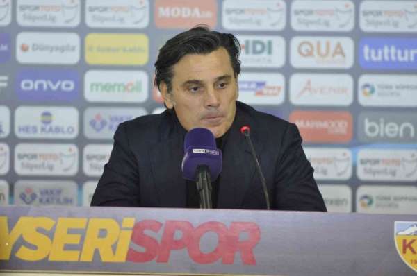 Vincenzo Montella: 'Ağzımızda acı bir tat var'