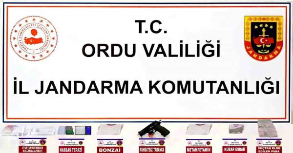 Ordu'da jandarmadan uyuşturucu operasyonu: 7 tutuklama