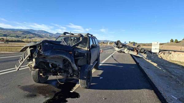 Hisarcık'ta trafik kazası: 4 yaralı