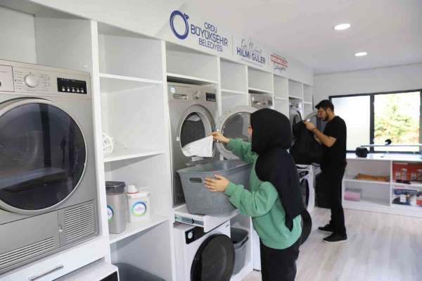 Ordu'da kent çamaşırhanesinden 1 yılda 600 öğrenci yararlandı
