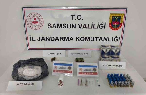 Samsun'da 1 kilo 99 gram bonzai ham maddesi ele geçirildi