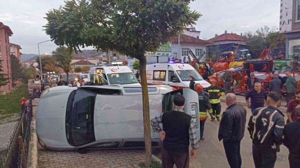 Samsun'da trafik kazası: 4 yaralı