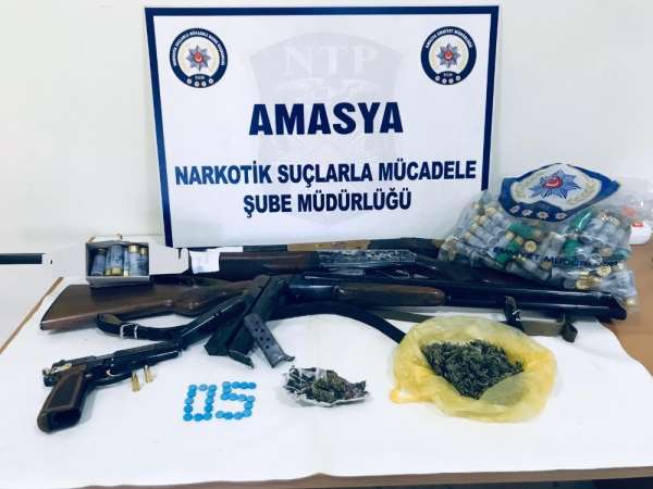 Amasya'da uyuşturucu operasyonu: 9 gözaltı 