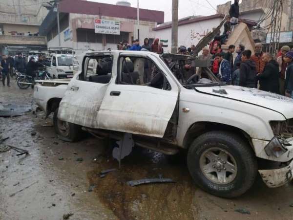 MSB:' Cerablus merkezli bombalı araç saldırısı, 9 sivil yaralandı' 