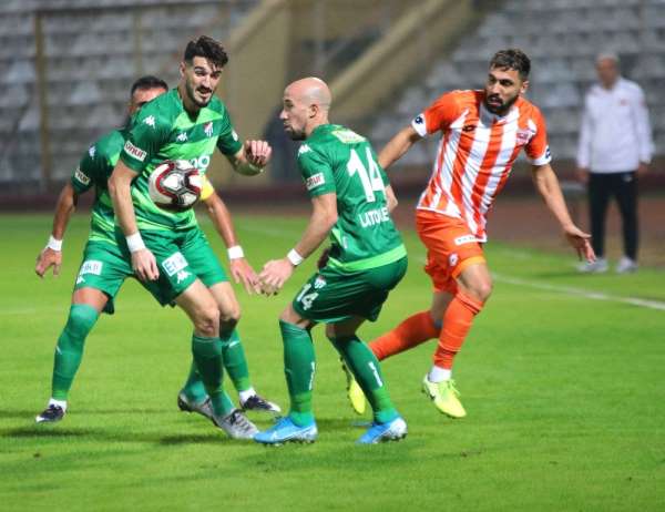 TFF 1. Lig: Adanaspor: 1 - Bursaspor: 0 (Maç devam ediyor) 