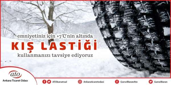 ATO Başkanı Baran'dan kış lastiği uyarısı: 'Trafik kazası 'kader' değil' 