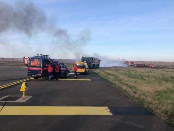 Ordu-Giresun Havalimanı'nda acil durum ve yangın tatbikatı 