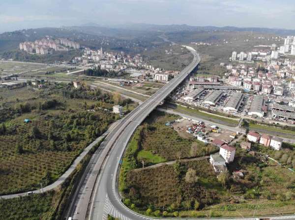 Ordu Çevre Yolu'nda çalışmalar sürüyor