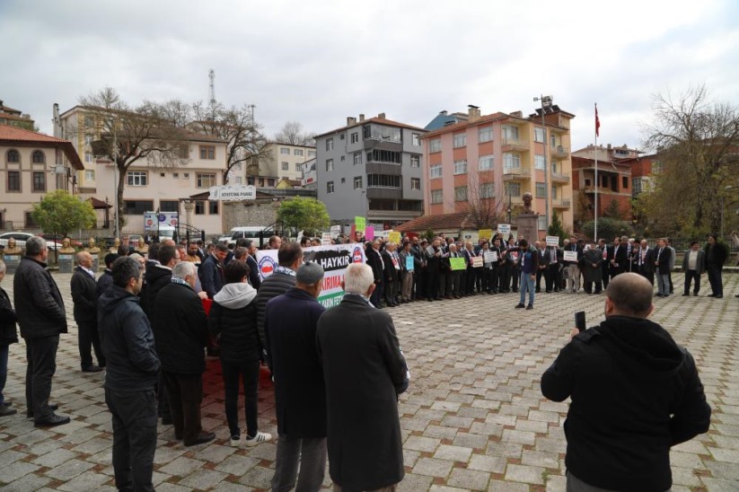 Samsun'da İsrail'e büyük öfke