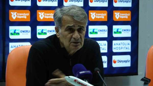 Şenol Güneş: 'Bu maçta puan kaybı asla beklemiyordum''