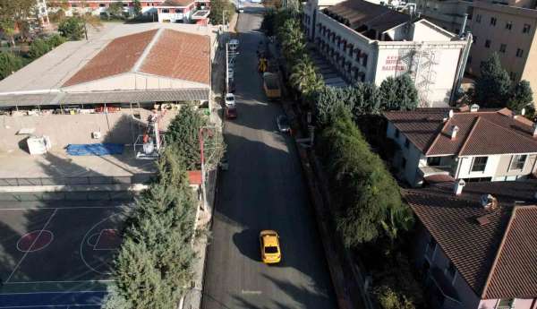 İzmit Şehit Ergün Köncü Caddesi'nde altyapı bitti, asfalt serildi