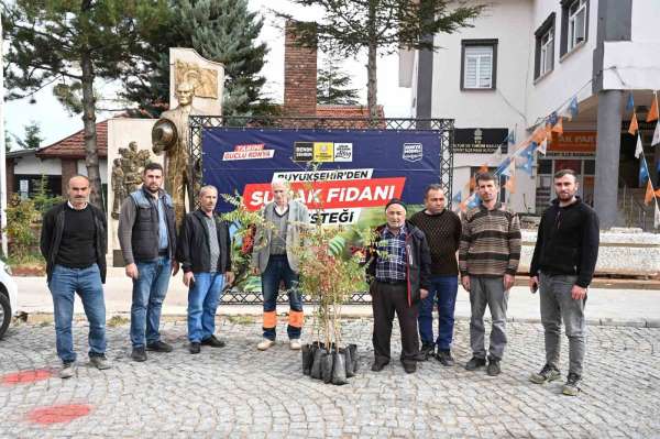 Konya Büyükşehir'den üreticiye sumak fidanı desteği