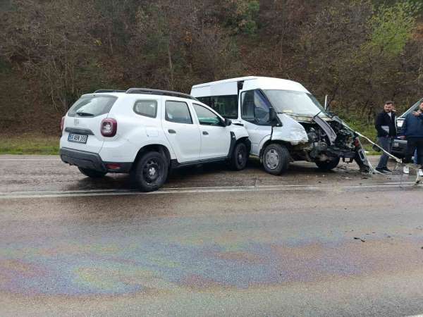 Tokat'ta zincirleme kaza: 9 yaralı