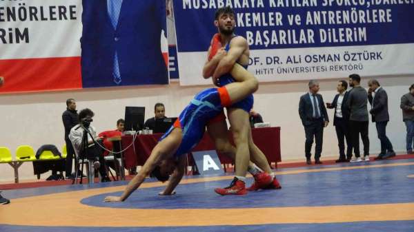 Türkiye U23 Serbest Güreş Şampiyonası başladı - Çorum haber