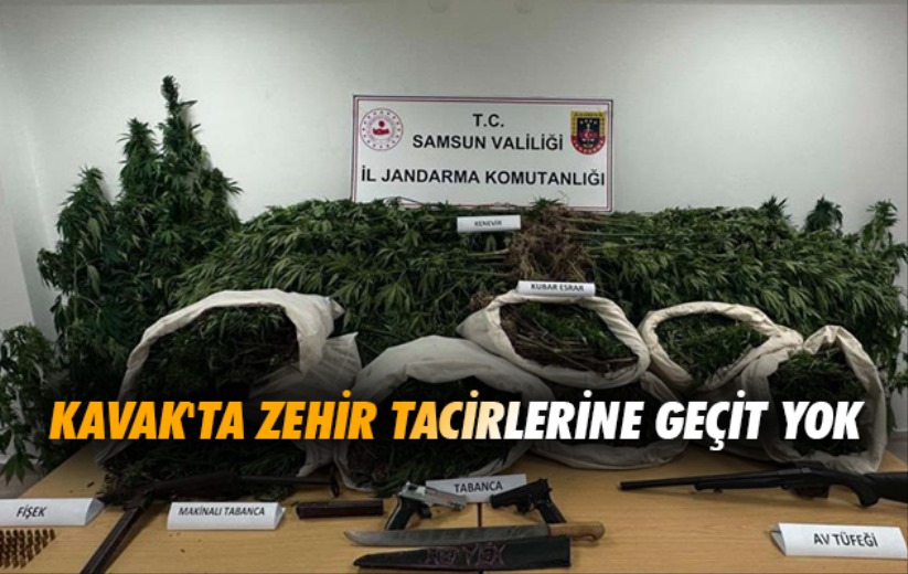 Kavak'ta zehir tacirlerine geçit yok