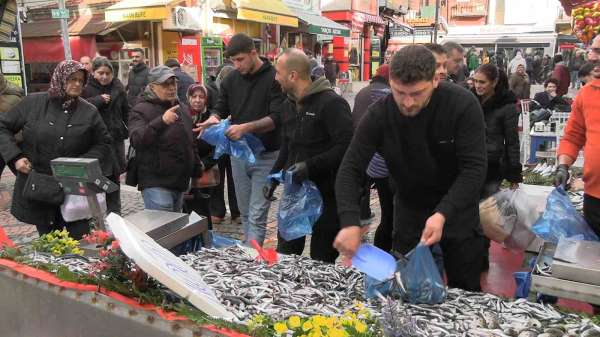 Edirne'de hamsi bolluğu: Kilosu 100 liraya düştü