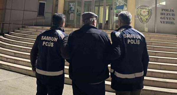 Samsun'da 45 yıl hapis cezası bulunan şahıs yakalandı