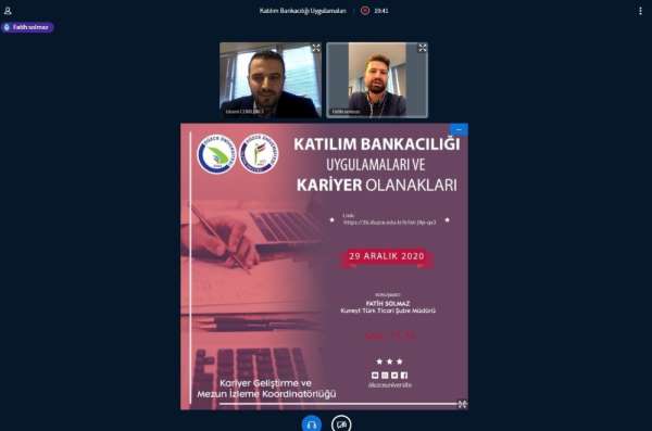 Üniversite öğrencilerine katılım bankacılığı ve kariyer olanakları anlatıldı