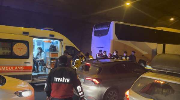 Osmaniye'de tünelde zincirleme trafik kazası: 1 ölü, 6 yaralı