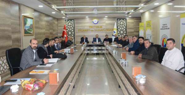 Tatvan Küçük Sanayi Sitesinin sorunları görüşüldü - Bitlis haber