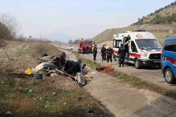 Amasya'da cenaze yolunda feci kaza: 1 ölü, 1 yaralı