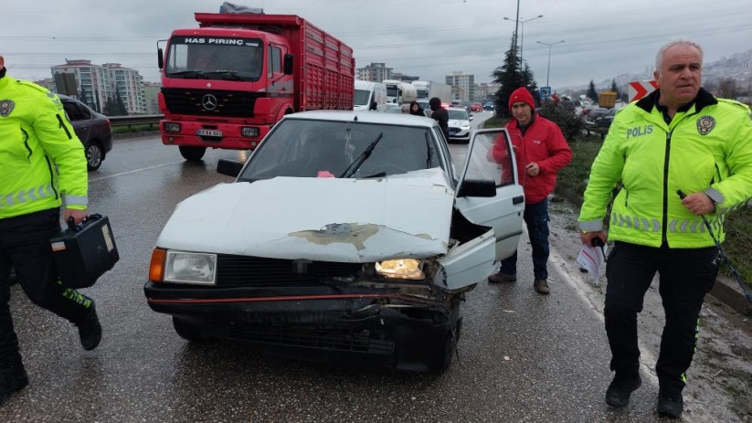 Samsun'da 9 aracın karıştığı zincirleme kaza