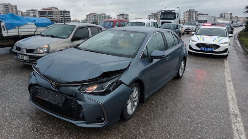 Samsun'da 9 aracın karıştığı zincirleme kaza