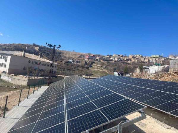 Şırnak'ta GES projesi ile içme suyu hattının enerji ihtiyacı karşılanıyor