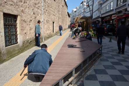 Sinop'ta Sakarya Caddesi'ne yeni düzenleme 
