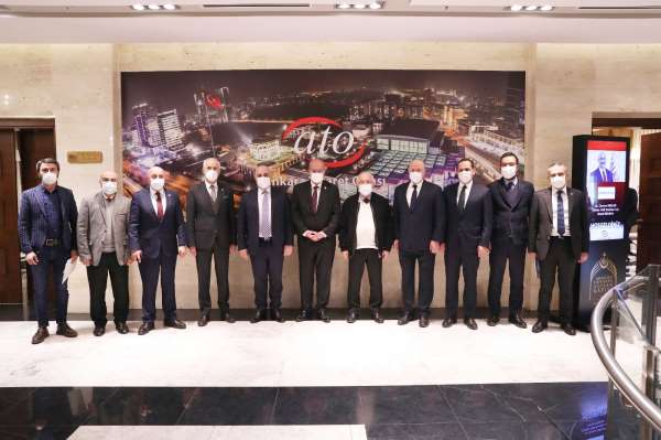 Halkbank Genel Müdürü Osman Arslan ATO'da reel sektörün sorunlarını dinledi