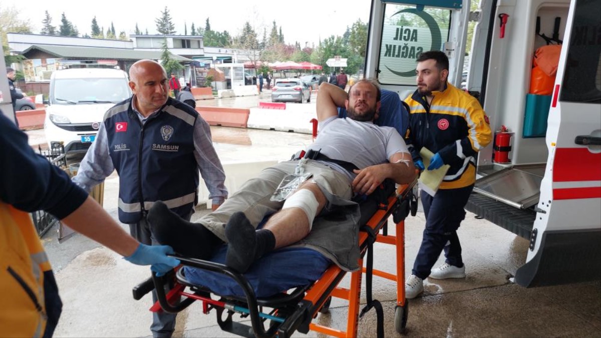 Samsun'da kavgada silahlı saldırıya uğrayan şahıs hastanelik oldu