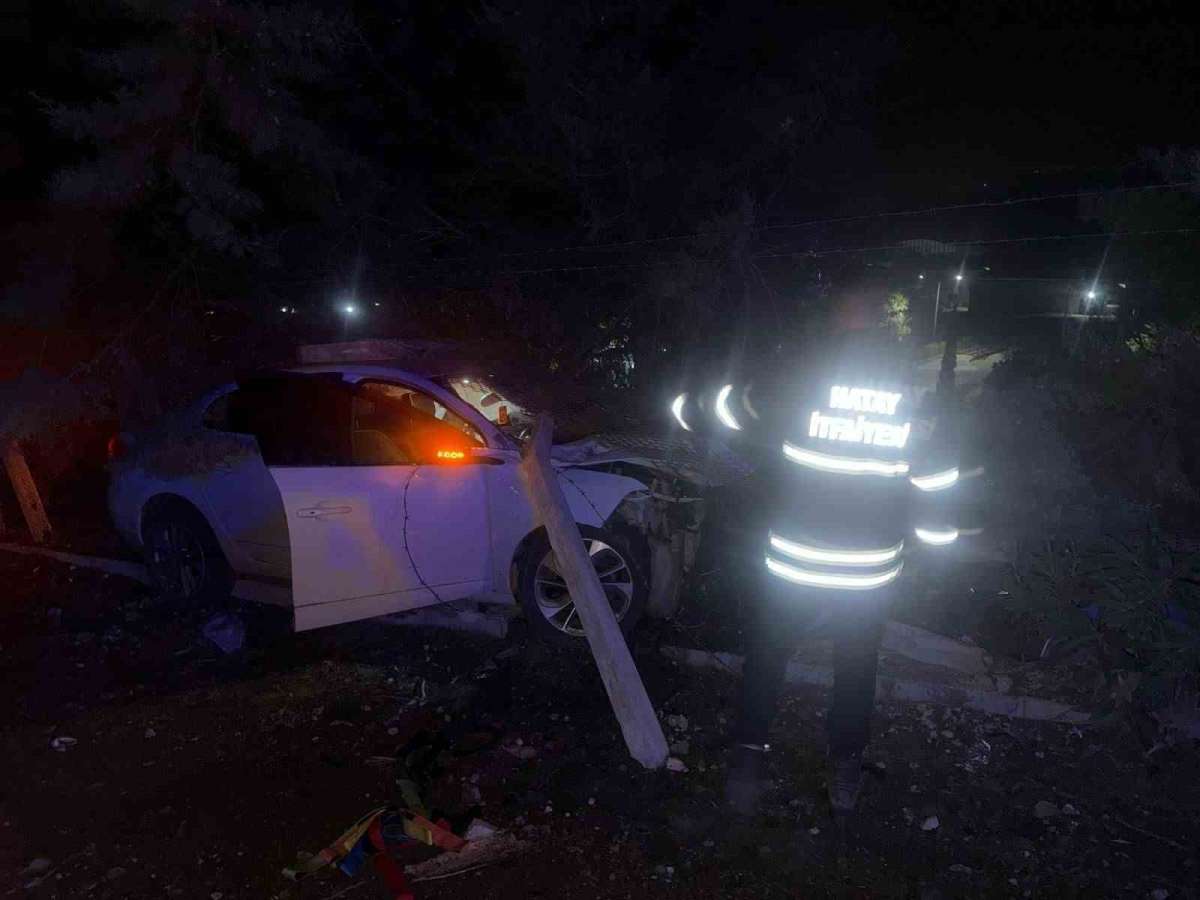 Hatay'da trafik kazası: 2 yaralı