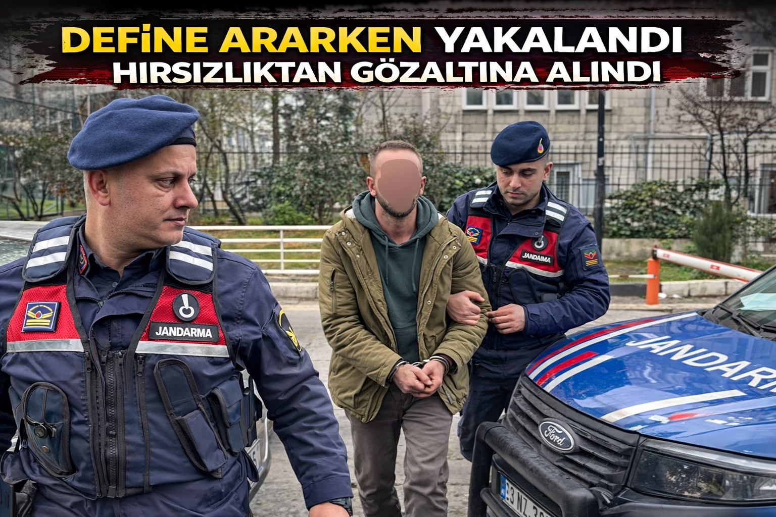 Define ararken yakalandı, hırsızlıktan gözaltına alındı